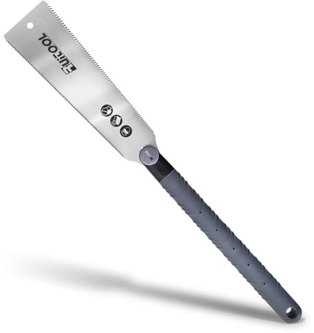 RUITOOL Japanische Zugsäge Doppelschneidige Handsäge SK5 Holzbearbeitung Handsäge, 1 Stück