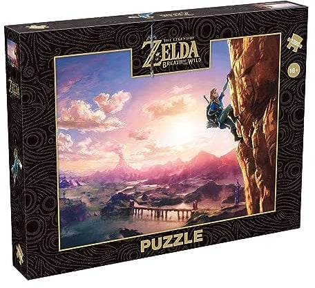Puzzle (1000 Teile) - Zelda Breath of the Wild - Zelda Merchandise - Alter 10+, Bunt (Vibrant)