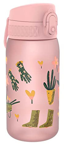 Ion8 Bouteille d'eau anti-fuite pour enfants, Sans BPA, Jardin, 350ml (12oz)