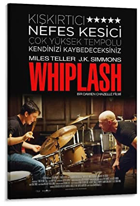 Whiplash Filmposter, dekoratives Gemälde, Leinwand, Wandkunst, Wohnzimmer, Poster, Schlafzimmer, Gemälde, 20 x 30 cm