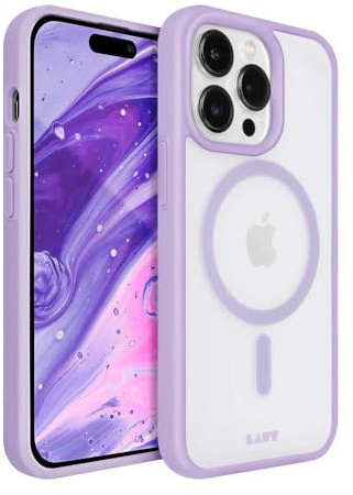LAUT - HUEX Protect Hülle kompatibel mit MagSafe-Zubehör für iPhone 14 Pro (6.1) - Lavender