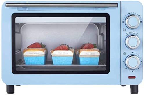 CAZARU Mini Four 15L, Four Grille-Pain de comptoir à Convection 1200W Petit Four électrique Four Multicouche