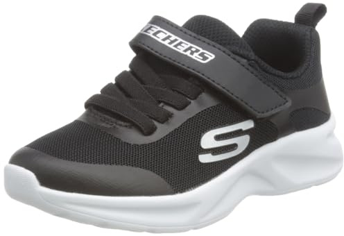 Skechers Unisex Kids Dynamatic Casual Shoes, Black Mesh Trim, 13.5 UK