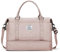 Reisetasche Damen Handgepäck Tasche Sporttasche Weekender Bag Schwimmtasche Wasserdicht Travel Bag Duffle Bag Fitnesstasche Trainingstasche Krankenhaustasche mit Schuhfach,B7-Rosa Pfirsich