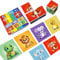Pairez Toys 3D Magnetic Cubic Jigsaw Puzzle Toys for Toddlers, Large Building Blocks Cubes 1.65 Inches, 6 Patterns in Animal Theme