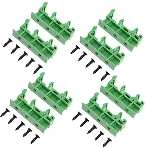 OSALADI 10sätze Din-schienenmontageadapter Aus Pcb Montagehalterung Für Leiterplatte Zum Befestigen Din-schiene Als Bastelgeschenk