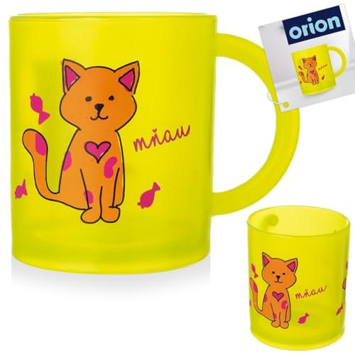 Kinderbecher Trinkbecher Becher Tasse für Kinder Katze 260 ml