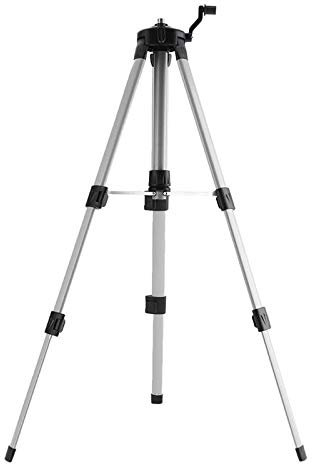 TWSOUL Laser Level Tripod, Aluminum Alloy Tripod for Laser Level, 1.2m Adjustable Tripod Portable with 1/4-20 Screw Mount for Lasers and Level (1.5M)