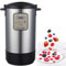 Yogurtera de 12 litros Fermentador Inteligente de Acero Inoxidable Máquina Fermentadora Eléctrica Control de Tiempo y Temperatura para Cocina Comercial