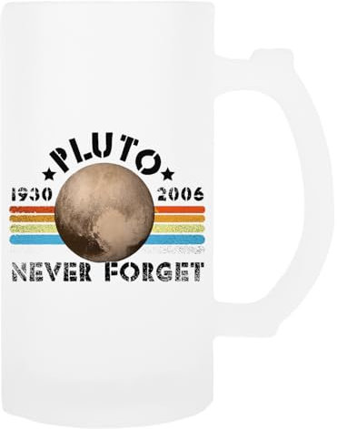 TAMBOOTEE Pluto Never Forget Trinkbecher Aus Glas Mit Bierkrug Und Henkel