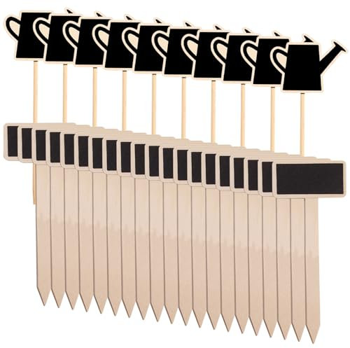 30 Pieces of Plant Labels, Garden Plant Labels, Garden Plant Labels, Plant Kettle Label Piles, Mini Blackboard Plant Labels