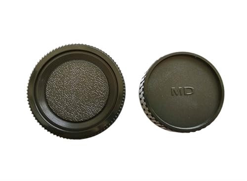KE88FENG 1 Paar Kamera Objektiv Gehäuse Abdeckung + Hinten Objektiv Kappe Haube Schutz for minolta MD MC SLR Kamera und Objektiv