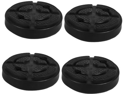 Garneck 4pcs Car Jack Stand Rubber Pads Two-post Lift Support Block Jack Accessories for Car Lifting Protection