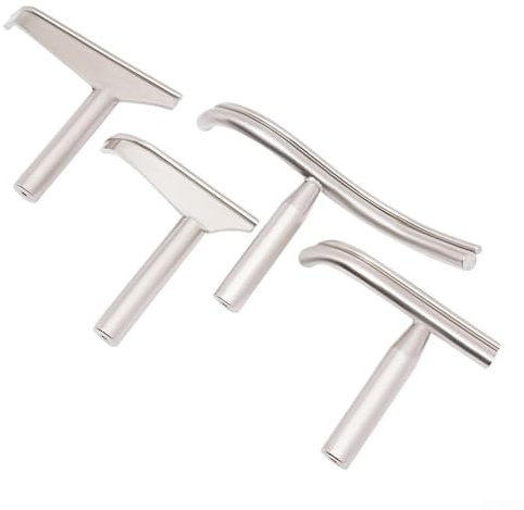 Kit de porte-outils de tour droit, pour trou de 2,5 cm, en forme de S, supports ronds pour tour complet pour projets de bricolage (petit coude droit)