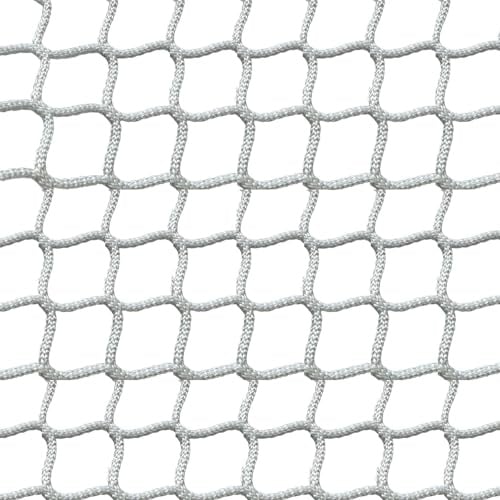 Universal Sicherheitsnetz Kinder Schutznetz Polyester Knotenlos Treppe Zaun GeländerSicherheitsschutz Anti-fall für Haustier Katzennetz Balkone Terrassen Fenster(Size:1*5m(3*16ft),Color:weiß)