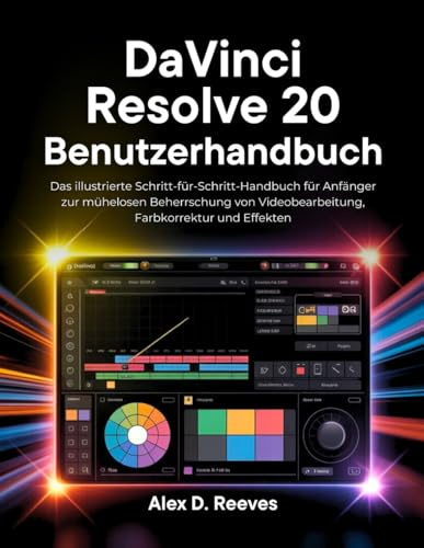 DaVinci Resolve 20 Benutzerhandbuch: Das illustrierte Schritt-für-Schritt-Handbuch für Anfänger zur mühelosen Beherrschung von Videobearbeitung, Farbkorrektur und Effekten