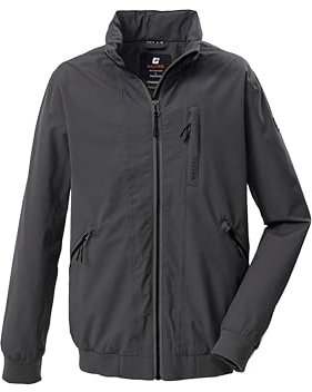 Killtec Jungen Kos 129 Bys Blsn Funktionsjacke/Blouson wasserdicht mit einrollbarer Kapuze (1er Pack)