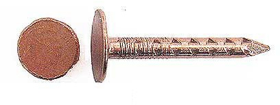 0,25 kg Pappnägel /Schieferstifte Kupfer CU , 2,8x25
