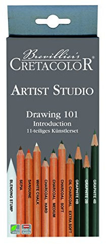 CRETACOLOR Artist Studio Drawing 101 Zeichenset