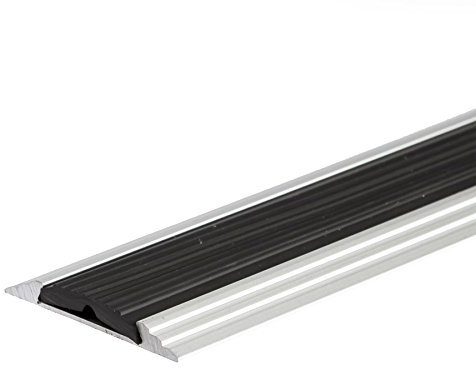 ANODISED Aluminium Anti Non Slip Door Floor BAR Edge Trim Threshold Profile 930mm x 50mm A10 Silver