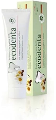 pourecodenta 100 ml dentifrice for dents sensibles avec camomille/clou de girofle extrait and kalident (paquet de 2)