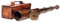 RII Antique Decor Spyglass, Piratenteleskop mit Ledertasche, Hand-Teleskop für Abenteuerbegeisterte, Monokular Nautisches Dekor zum Verschenken, Reisende, J. Scott London, 44,5 cm