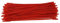 Blitzbinder - Kugelbinder - Mehrzweckbinder - Kabelbinder - 320mm Rot 100Stck. | Premiumqualität von PC24 Shop & Service