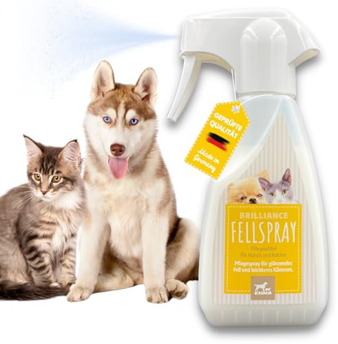 EMMA Entfilzungsspray Hunde I Entfilzungsspray Katze - Hunde Pflege I Fellpflege Hund Katze für Langhaar zum Entfilzen I Pflegespray Haare Hund Katze Welpen I Entfilzer für Hunde I Fellspray 250ml