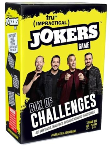 Wilder Toys Impractical Jokers: The Game-Box of Challenges for Ages 17+