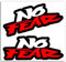 Biomar Labs® 2 Stück Vinyl Aufkleber No Fear Car Window Stickers Fenster Autoaufkleber Auto Moto Motorrad Fahrrad Helm Tuning B 247