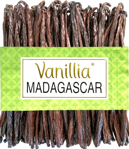 15 XL Gousses de Vanille Bourbon, Grand Cru de Madagascar 2025, Gousse XL 15-18cm, FreshZIP Vanillia