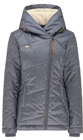 Ragwear Gordon Damen Frauen Daunenjacke,Winterjacke,gefütterteKapuze,wasserdicht