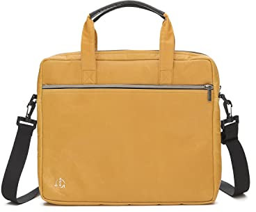 Smateria IKI handgefertigte Laptoptasche Leader 15,6 Zoll Notebook Aktentasche Schultertasche - nachhaltig aus recycelten Kunstoffen - vegan, äußerst widerstandsfähig, wasserabweisend