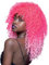 Smiffys Perruque ombre ondulée pour fille Pink Passion™ Manic Panic®