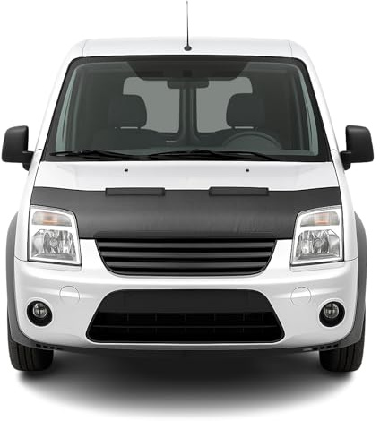 OMAC Haubenbra Steinschlagschutz kompatibel mit Ford Transit Connect 2010-2013 Carbon Optik Halb