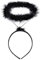 Serre-tête Ange Bandeau Halloween Noir Bandeau Halo D'ange Serre-tête Auréole Bandeaux pour cheveux Femmes et Hommes Costume Accessoires Halloween Carnaval Cosplay Fête à thème