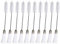 Dekaim Doppelkopf-Reinigungsbürsten (10 Stück), Tastatur-Reinigungsbürsten, Nähmaschinen-Reinigungsbürsten zum Reinigen und Pflegen von Computertastaturen und Nähmaschinen