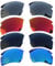 Acefrog Lot de 4 paires de verres polarisés de rechange pour lunettes de soleil Oakley Flak 2.0 XL OO9188 - Ajustement parfait - Incassables - Anti-rayures, Multicolore, taille unique