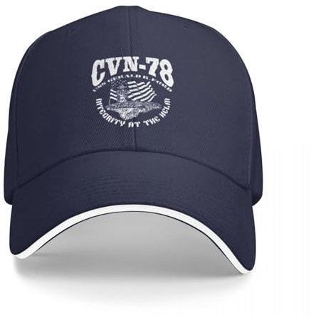 OAKITA Basecap CVN78 USS Gerald R Flugzeugträger Navy CVN 78 Baseballkappe Hut Luxus Anime Luxus Mütze Männer Kappe Luxus Damen