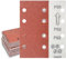 Senmai Tools Schleifpapier 93 x 185 mm Klett, Schleifblatt 8 Löcher, Schleifblätter Körnung 60, Schleifpapier für Schwingschleifer, für Schleifen von Hartholz, Farbe, auf Holz (30 Stück)
