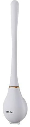 myhanna Hygienische Toilettenbürste aus Silikon FlexiClean Silikon-Toilettenbürste mit Halter - 360° Tiefenreinigung, Wandmontage ohne Bohren, Erreicht Tote Ecken