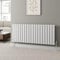 Radiant Living® 600 x 1440mm White Horizontal Designer Radiator Single Column Flat Panel Modern Central Heating Panels Bathroom Radiators