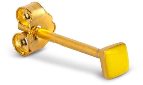 Ohrring LULU COPENHAGEN GOLD PLATED 925 LULUE182 GELB, Taglia unica, Gelbgold, Kein Edelstein