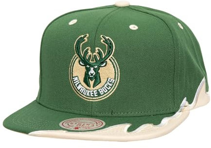 Mitchell & Ness NBA Snapback Cap Rising Tide Milwaukee Bucks