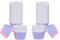 Muffinförmchen Papier, Cupcake Formen Papier, Antihaftbeschichtet Einweg-Backbecher für Muffinform Cupcake (rosa blau-100Pack)