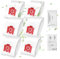 AIFIZO 6 Pack FJM/GN Vacuum Bags Compatible with Miele Vacuum Cleaner Series Compact C1/C2/C3/S2/S5/S8/,S800 and S600 Series, 3D Airclean Efficiency Cat and Dog Hoover Bags with 6 Filter