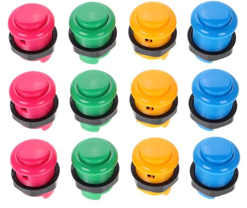 TOYANDONA 12piezas Botones para Manualidades Interruptores Pulsadores Robustos Experiencia