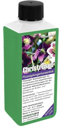 Christrose-Dünger – Helleborus niger – NPK-Flüssigdünger mit Spurenelementen 250 ml