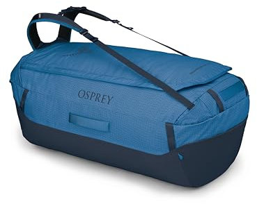 Osprey Transporter Reisetasche, Blaue Flamme, Nachtblau, 150 Liter
