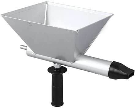 Electric Mortar Sprayer Gun, Stainless Steel Body, 4 Nozzles | Joint Applicator, Portable Construction Tool, Four Removable Tips, Floor Stone Wall Seams, Stainless Housing